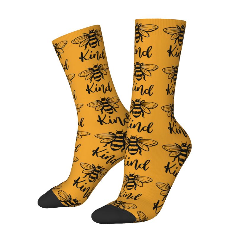 Dress Sock Men - Custom Honey Bee Men's Crew Socks