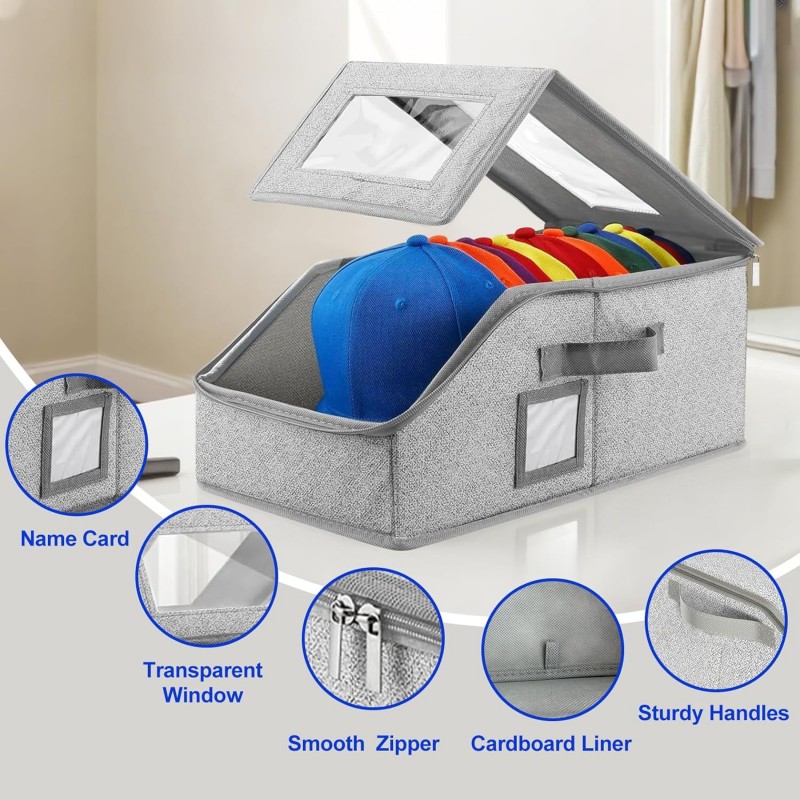 Foldable Zipper Baseball Cap S - Sock Organizer Tray review and price