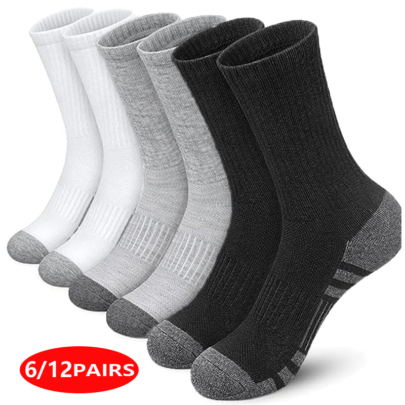 Men's High Performance Athleti - Cotton Crew Sock Pack review and price