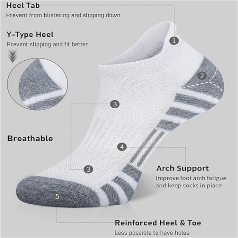 6/24 Pairs Cushioned Breathabl - No Show Sock Women review and price