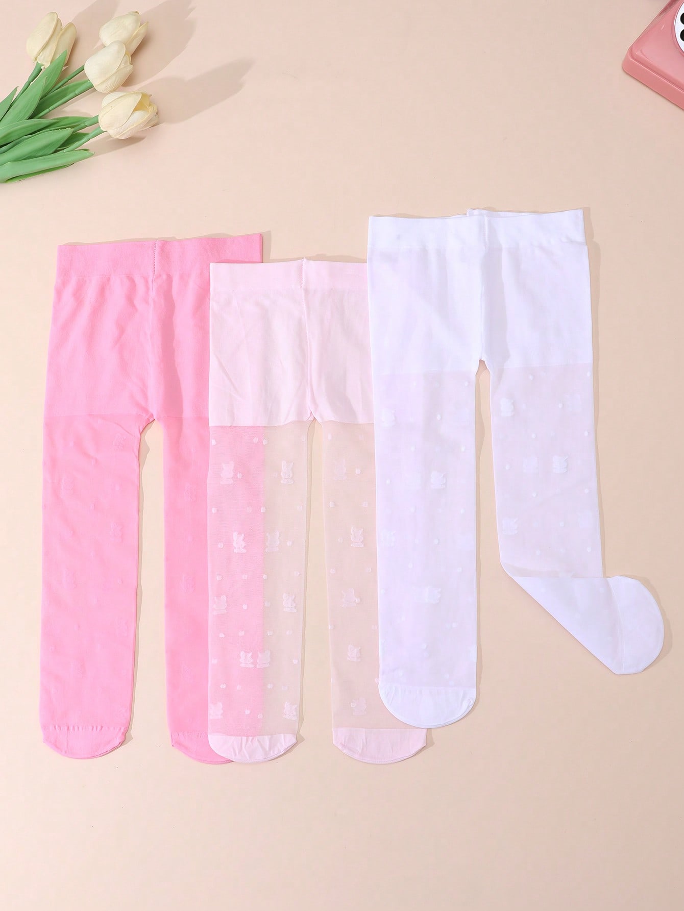 3Pack Girls Rabbit Print Tight - Tights Pantyhose Sheer review and price