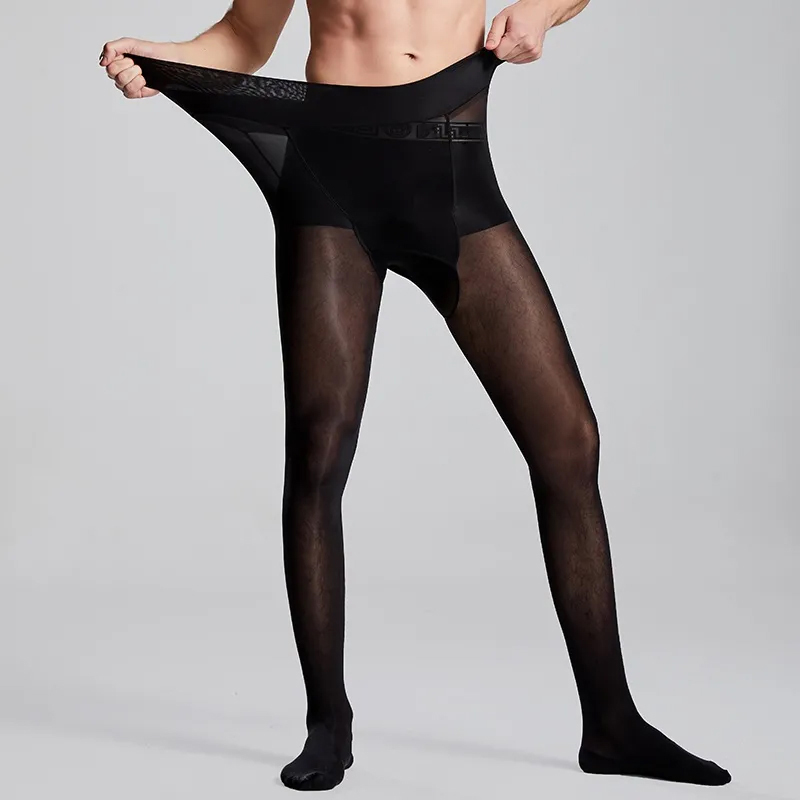 Plus Size Men Sexy Sheer Black - Tights Pantyhose Sheer review and price