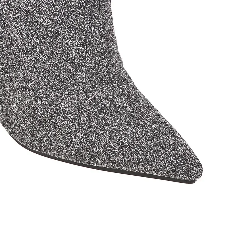 Plus Size Stretch Leopard Over - Knee High Sock Women review and price