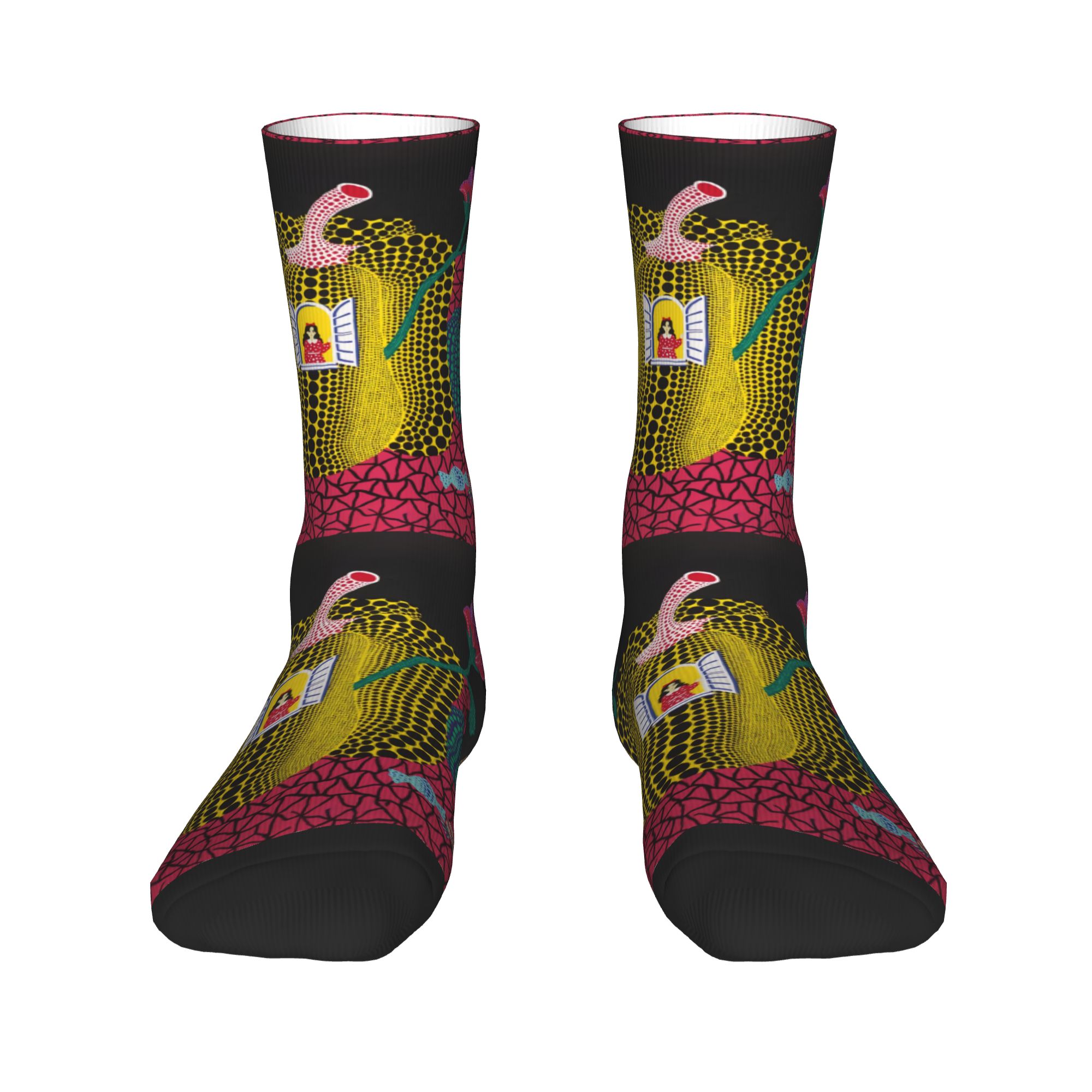 Custom Yayoi Kusama Abstract P - Dress Sock Men review and price