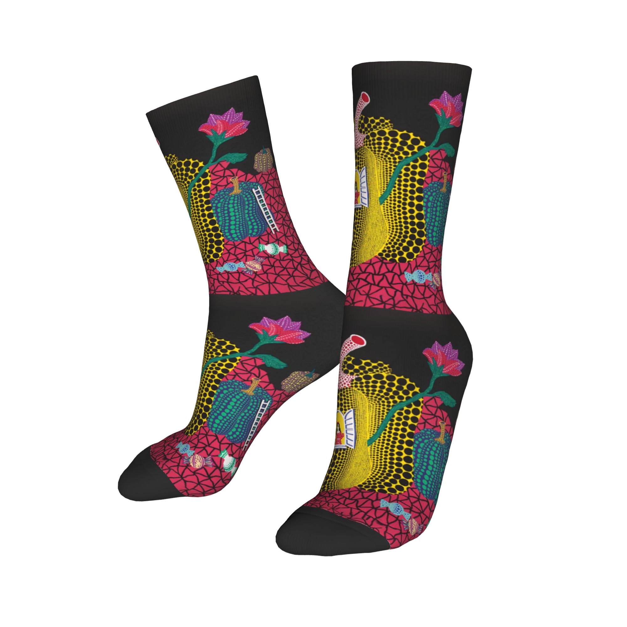 Custom Yayoi Kusama Abstract P - Dress Sock Men review and price