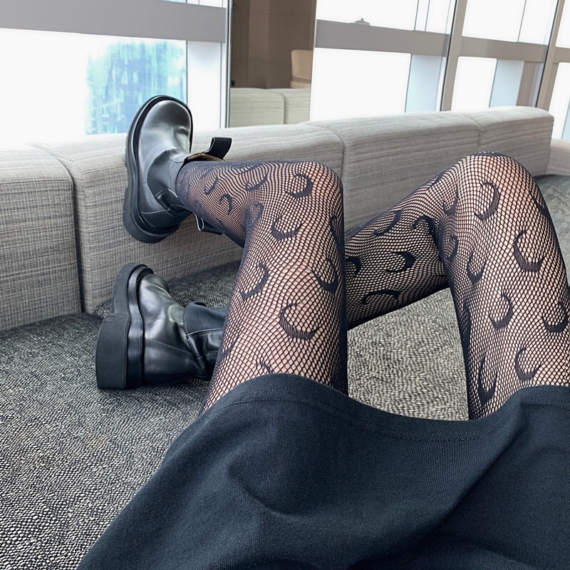 Goth Fishnets Socks Punk Skull - Tights Pantyhose Sheer review and price