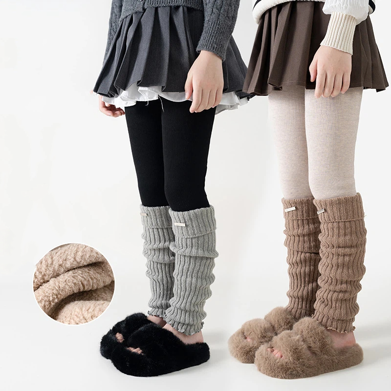 Kids Thermal Thickened Legging - Boot Sock Slouchy review and price