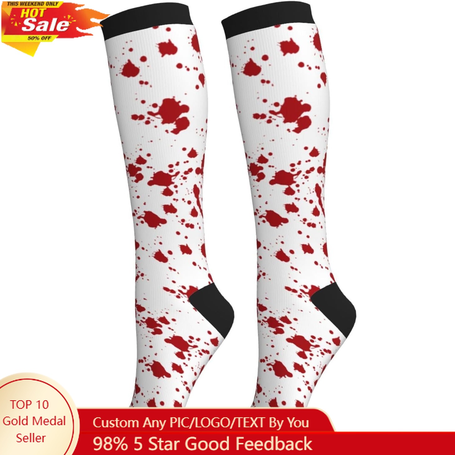 Compression Socks Calf Knee Hi - Knee High Sock Women review and price