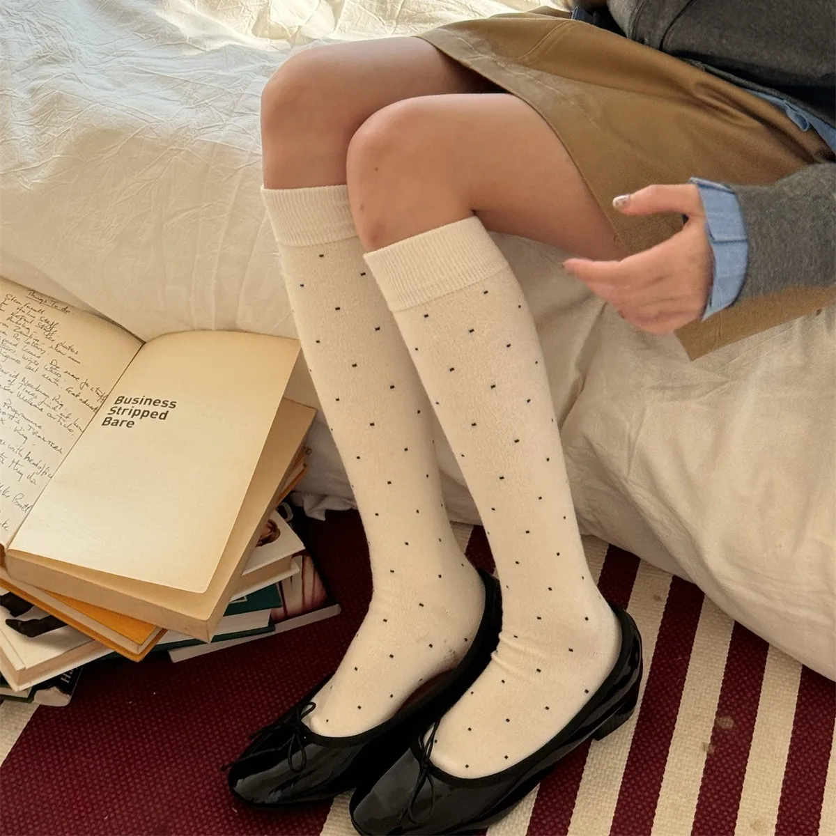 SP&CITY Winter Sweet Polka Dot - Silk Sock Bamboo review and price