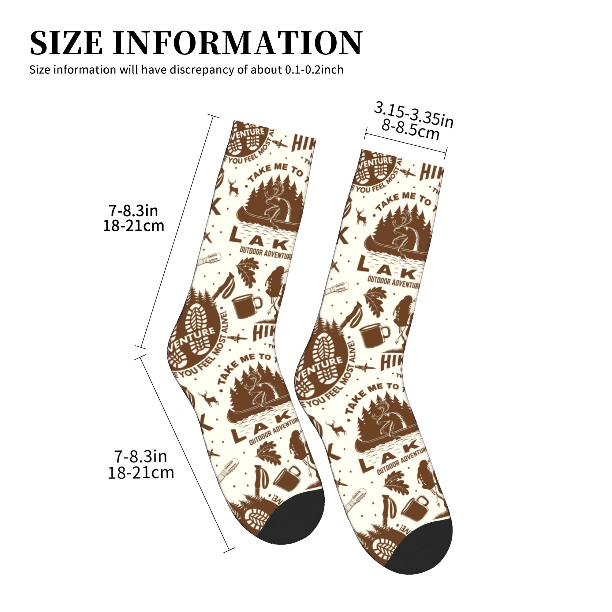 Novelty Mens Vintage Lake Hike - Dress Sock Men review and price