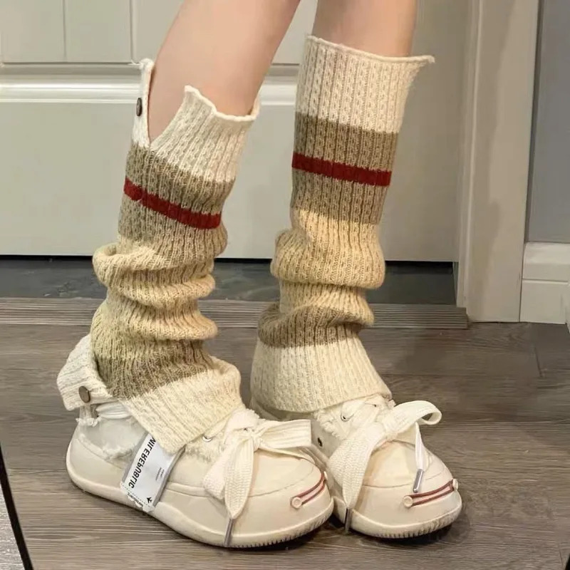 New ​Y2K Knitted Leg Warmers V - Boot Sock Slouchy review and price
