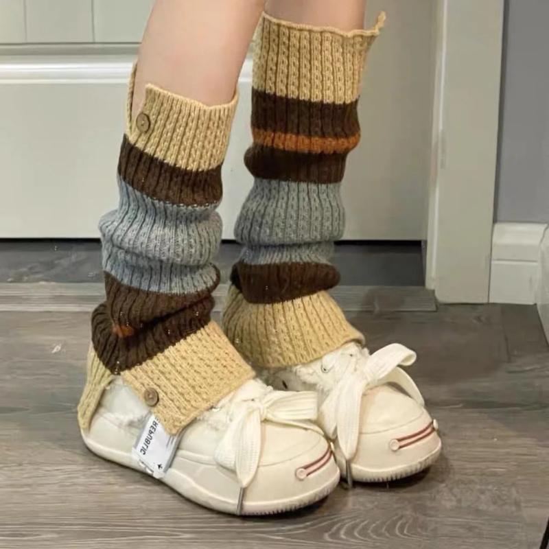 New ​Y2K Knitted Leg Warmers V - Boot Sock Slouchy review and price