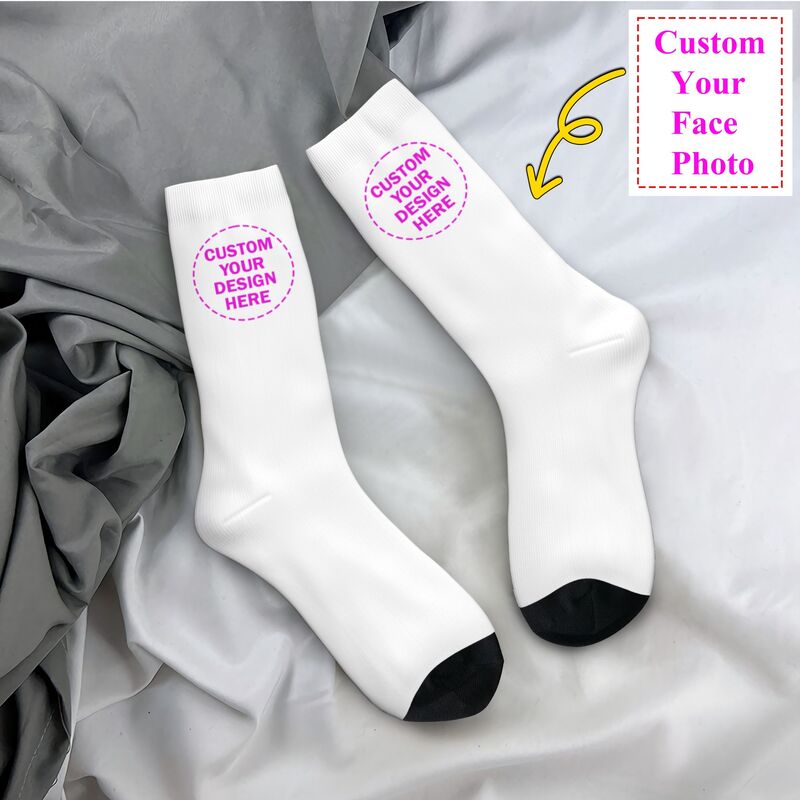 Personalize Custom Photo Logo  - Dress Sock Men review and price