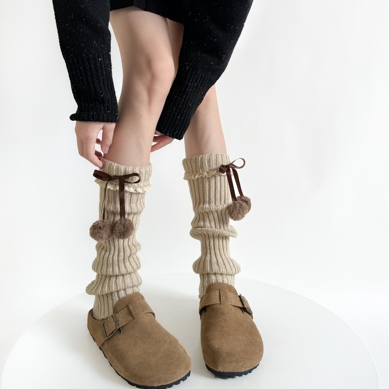 Camel Knit Leg Warmers with Fu - Boot Sock Slouchy review and price