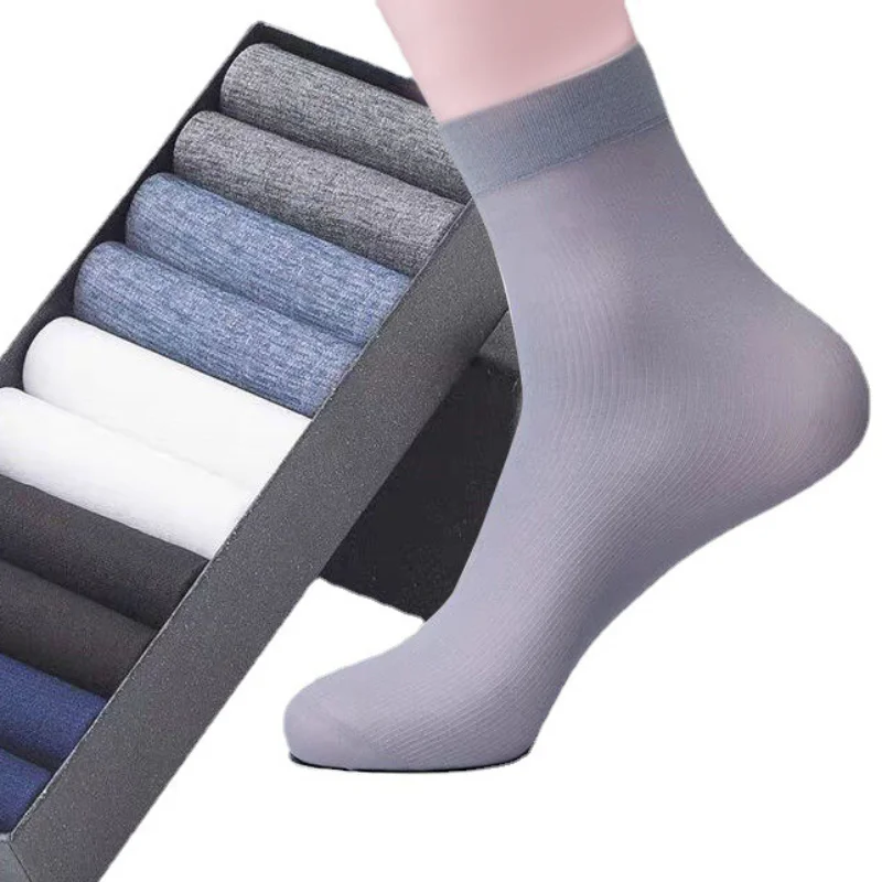 10Pairs Men Socks Summer Ultra - Silk Sock Bamboo review and price